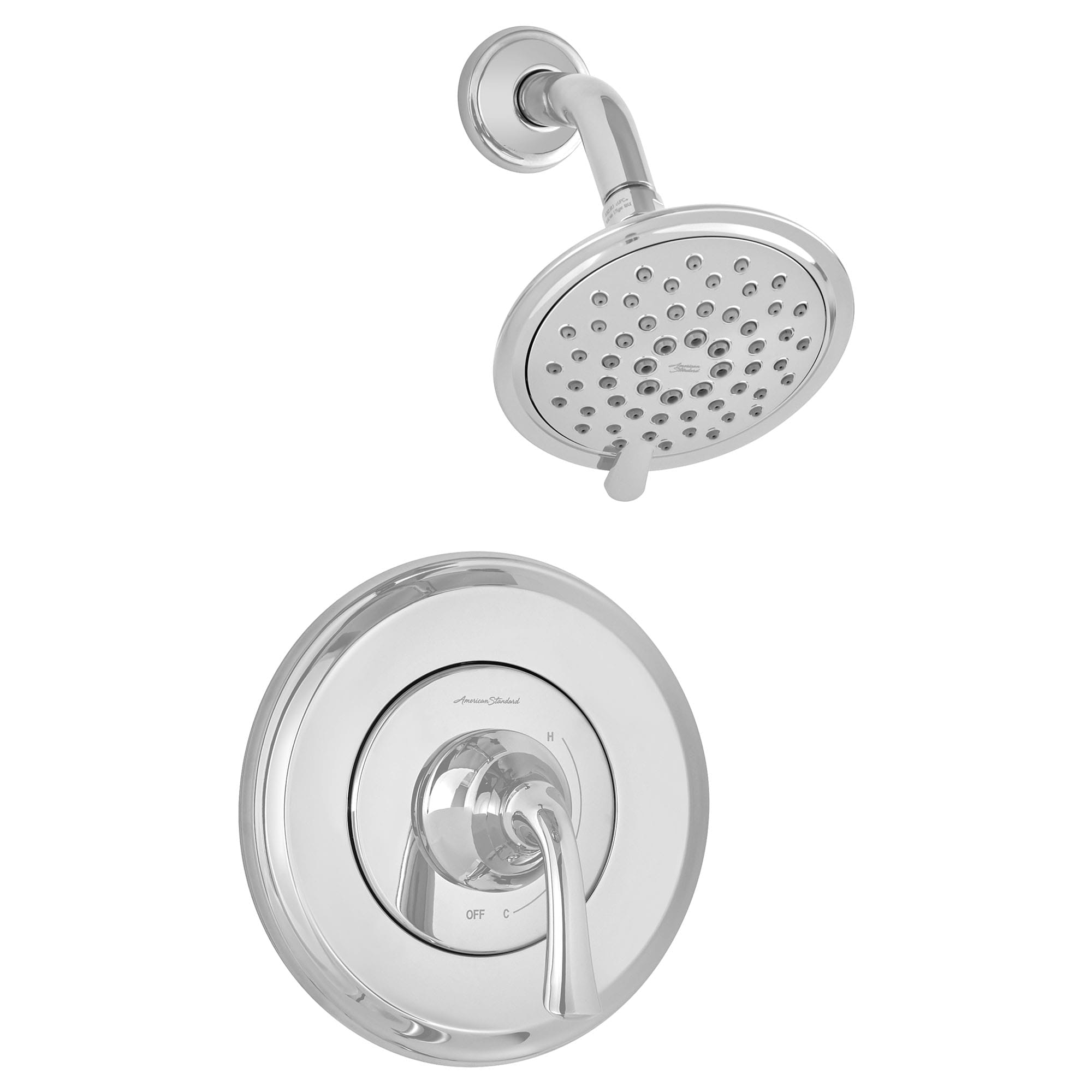 Patience 25 gpm 95 L min Shower Trim Kit With 3 Function Showerhead Double Ceramic Pressure Balance Cartridge With Lever Handle CHROME